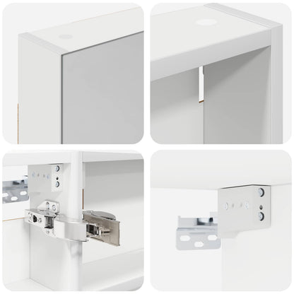 Bathroom Cabinet Set 3 pcs 110 x 10.5 x 60.5 cm Engineered wood