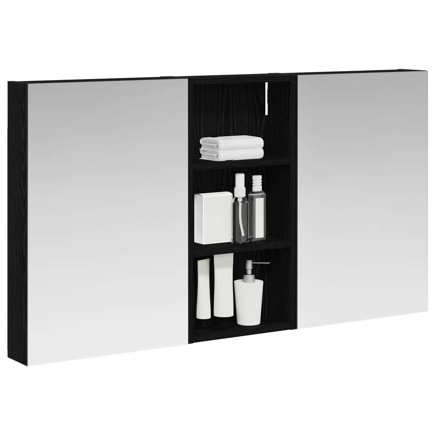 Bathroom Cabinet Set 3 pcs 110 x 10.5 x 60.5 cm Engineered wood