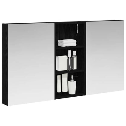 Bathroom Cabinet Set 3 pcs 110 x 10.5 x 60.5 cm Engineered wood