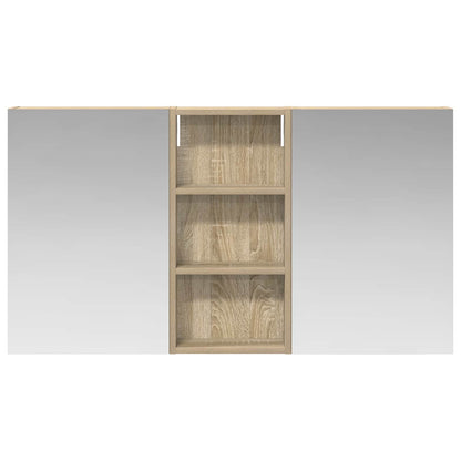 Bathroom Cabinet Set 3 pcs 110 x 10.5 x 60.5 cm Engineered wood