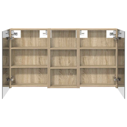 Bathroom Cabinet Set 3 pcs 110 x 10.5 x 60.5 cm Engineered wood