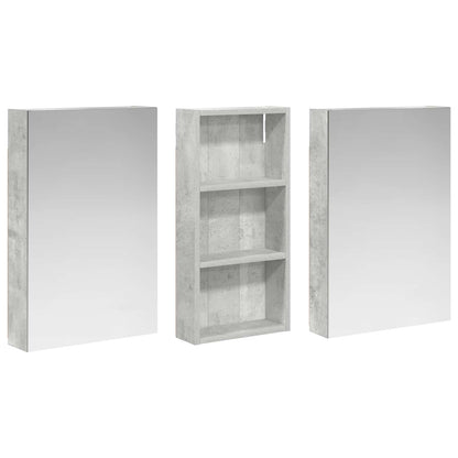 Bathroom Cabinet Set 3 pcs 110 x 10.5 x 60.5 cm Engineered wood