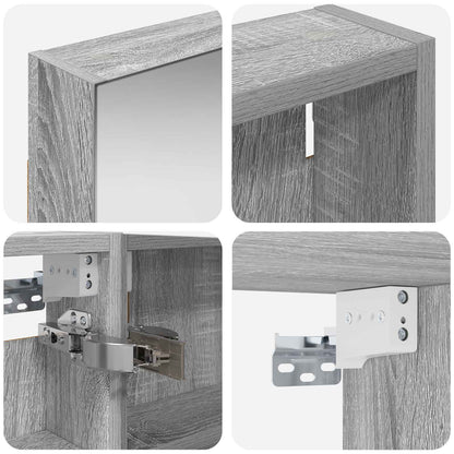Bathroom Cabinet Set 3 pcs 110 x 10.5 x 60.5 cm Engineered wood
