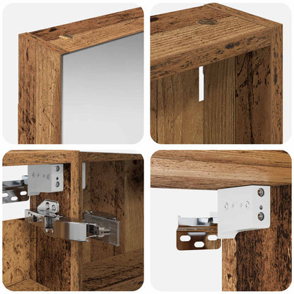 Bathroom Cabinet Set 3 pcs 110 x 10.5 x 60.5 cm Engineered wood