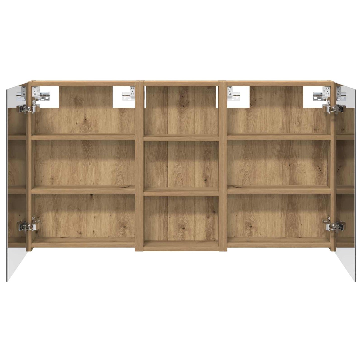 Bathroom Cabinet Set 3 pcs 110 x 10.5 x 60.5 cm Engineered wood