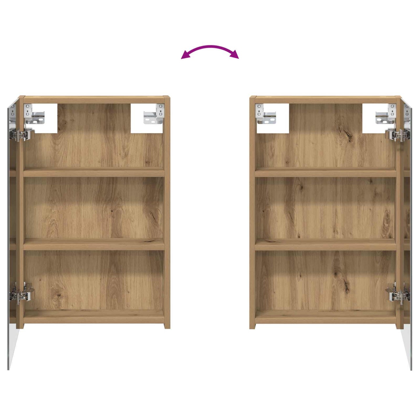 Bathroom Cabinet Set 3 pcs 110 x 10.5 x 60.5 cm Engineered wood
