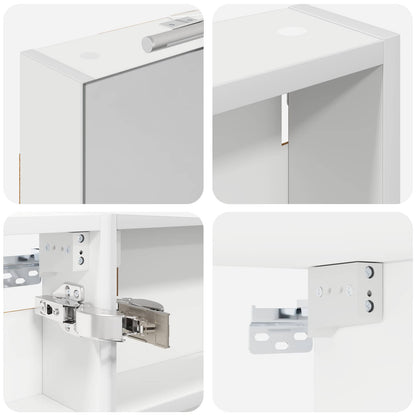 Bathroom Cabinet Set 3 pcs 110 x 10.5 x 60.5 cm Engineered wood