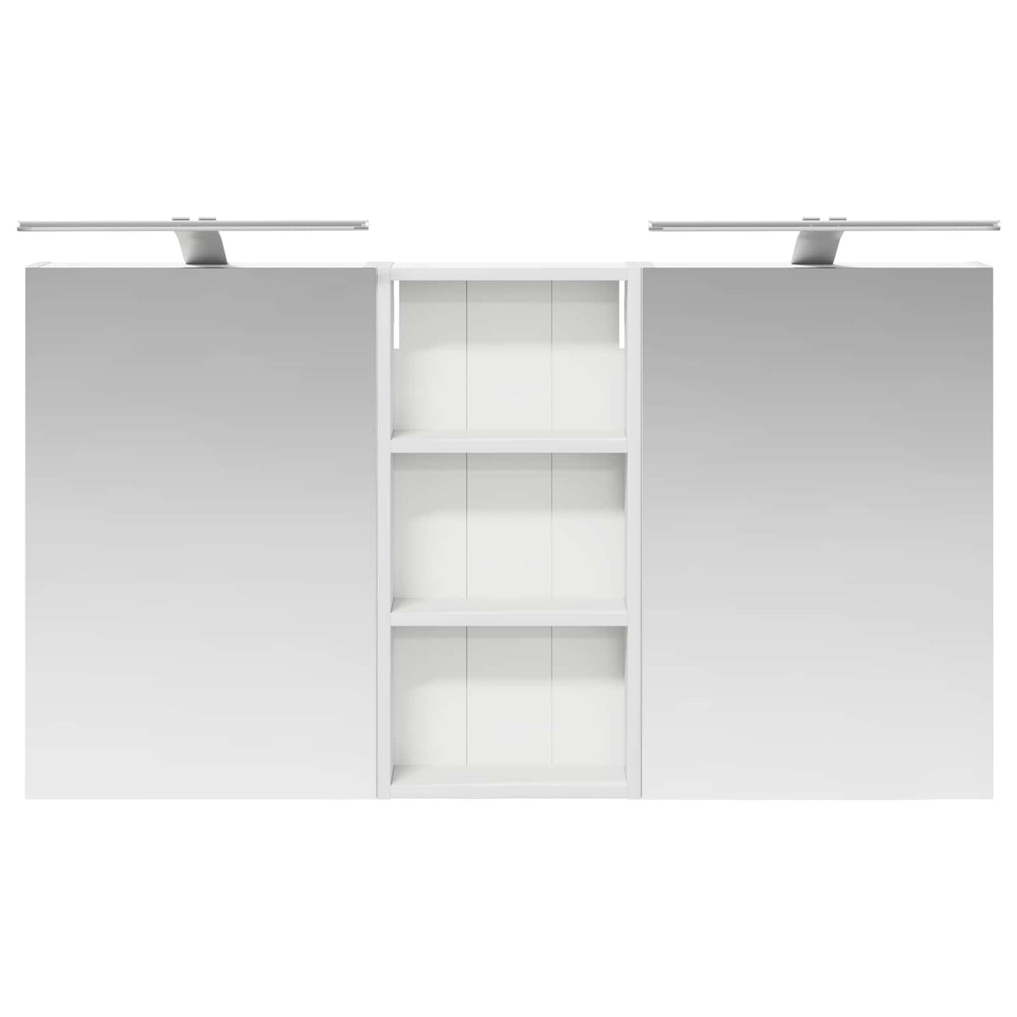 Bathroom Cabinet Set 3 pcs 110 x 10.5 x 60.5 cm Engineered wood