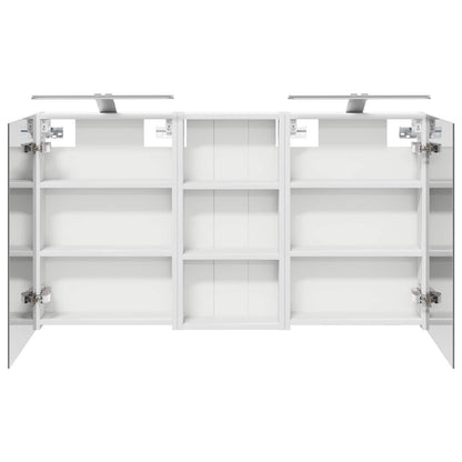 Bathroom Cabinet Set 3 pcs 110 x 10.5 x 60.5 cm Engineered wood