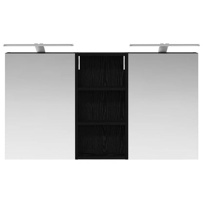 Bathroom Cabinet Set 3 pcs 110 x 10.5 x 60.5 cm Engineered wood