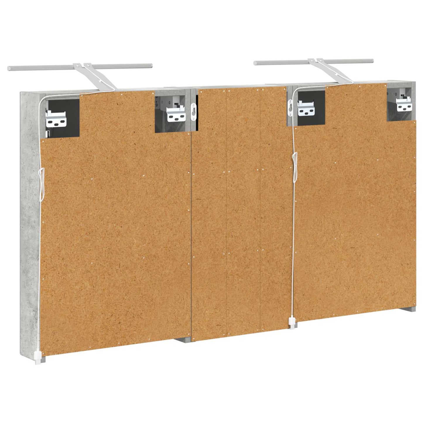 Bathroom Cabinet Set 3 pcs 110 x 10.5 x 60.5 cm Engineered wood