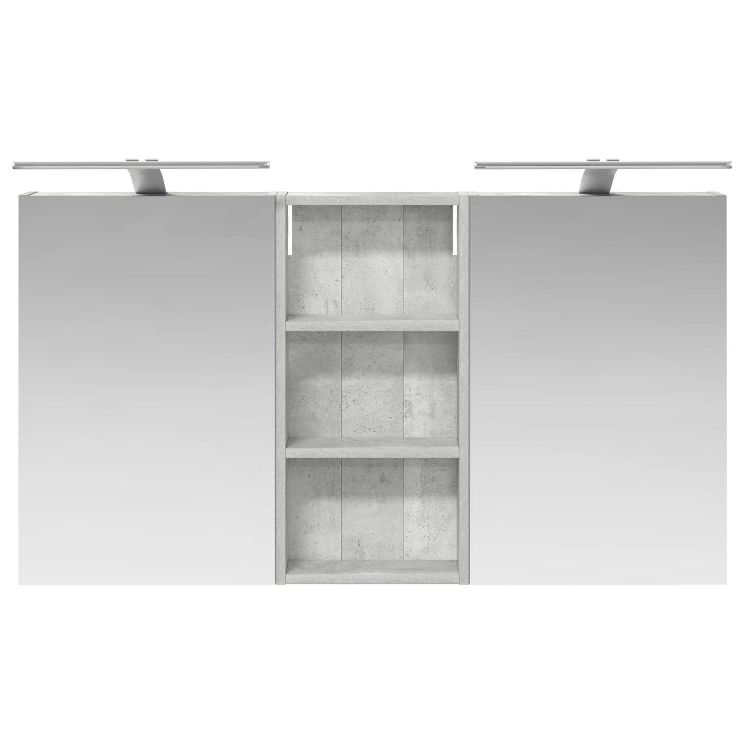 Bathroom Cabinet Set 3 pcs 110 x 10.5 x 60.5 cm Engineered wood