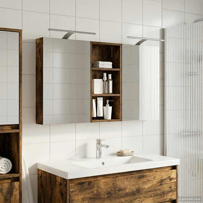 Bathroom Cabinet Set 3 pcs 110 x 10.5 x 60.5 cm Engineered wood
