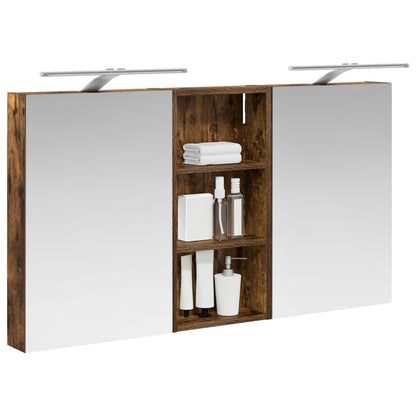 Bathroom Cabinet Set 3 pcs 110 x 10.5 x 60.5 cm Engineered wood