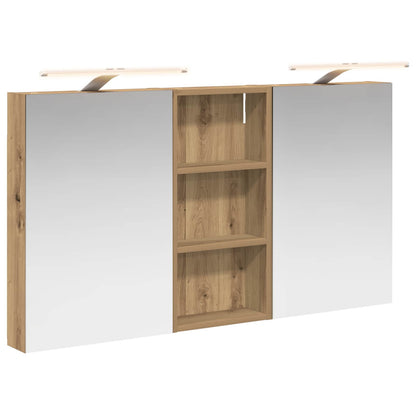 Bathroom Cabinet Set 3 pcs 110 x 10.5 x 60.5 cm Engineered wood