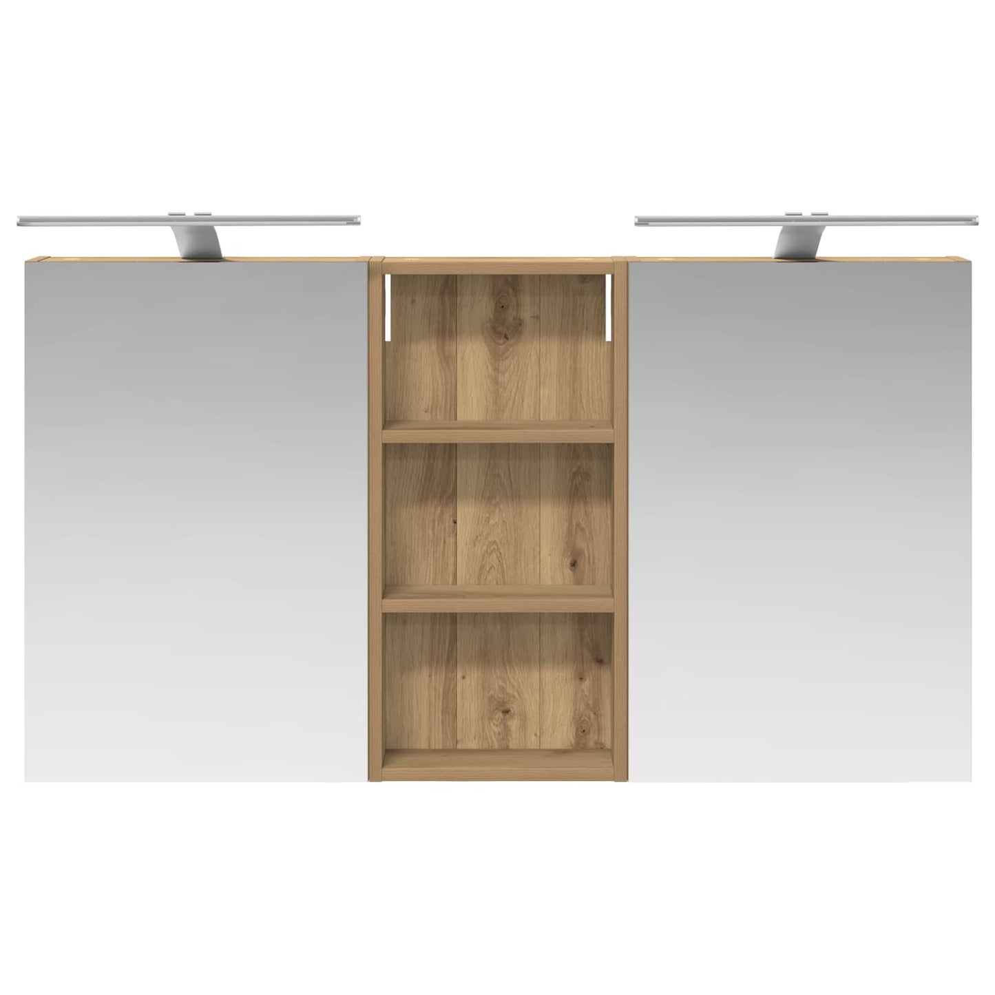 Bathroom Cabinet Set 3 pcs 110 x 10.5 x 60.5 cm Engineered wood
