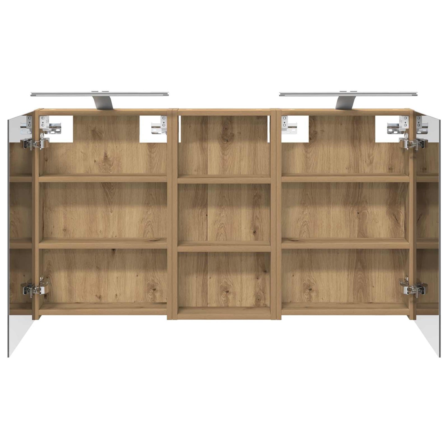Bathroom Cabinet Set 3 pcs 110 x 10.5 x 60.5 cm Engineered wood