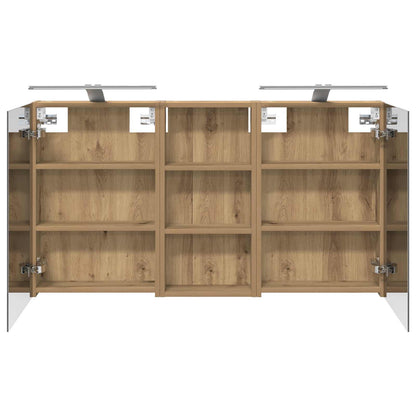 Bathroom Cabinet Set 3 pcs 110 x 10.5 x 60.5 cm Engineered wood