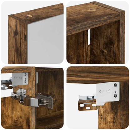 Bathroom Cabinet Set 3 pcs 120 x 10.5 x 60.5 cm Engineered wood
