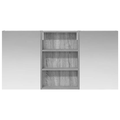 Bathroom Cabinet Set 3 pcs 120 x 10.5 x 60.5 cm Engineered wood