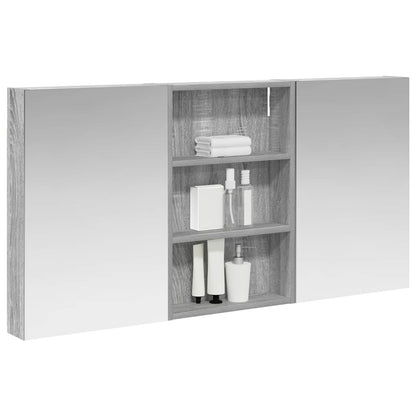 Bathroom Cabinet Set 3 pcs 120 x 10.5 x 60.5 cm Engineered wood