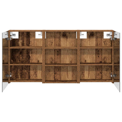 Bathroom Cabinet Set 3 pcs 120 x 10.5 x 60.5 cm Engineered wood