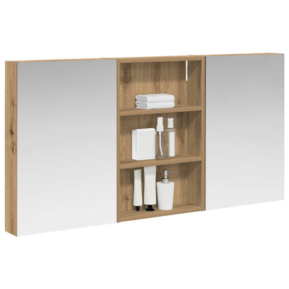 Bathroom Cabinet Set 3 pcs 120 x 10.5 x 60.5 cm Engineered wood