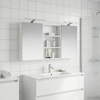 Bathroom Cabinet Set 3 pcs 120 x 10.5 x 60.5 cm Engineered wood