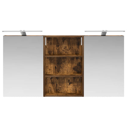 Bathroom Cabinet Set 3 pcs 120 x 10.5 x 60.5 cm Engineered wood