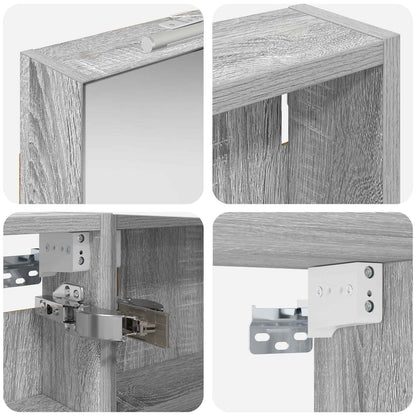 Bathroom Cabinet Set 3 pcs 120 x 10.5 x 60.5 cm Engineered wood