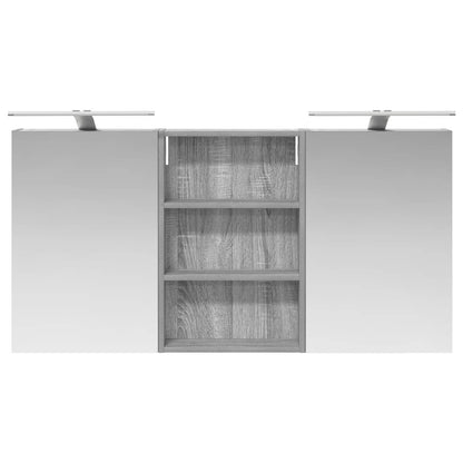 Bathroom Cabinet Set 3 pcs 120 x 10.5 x 60.5 cm Engineered wood
