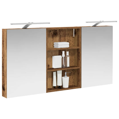 Bathroom Cabinet Set 3 pcs 120 x 10.5 x 60.5 cm Engineered wood