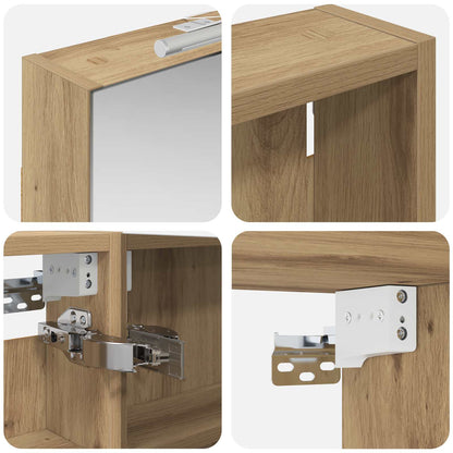 Bathroom Cabinet Set 3 pcs 120 x 10.5 x 60.5 cm Engineered wood