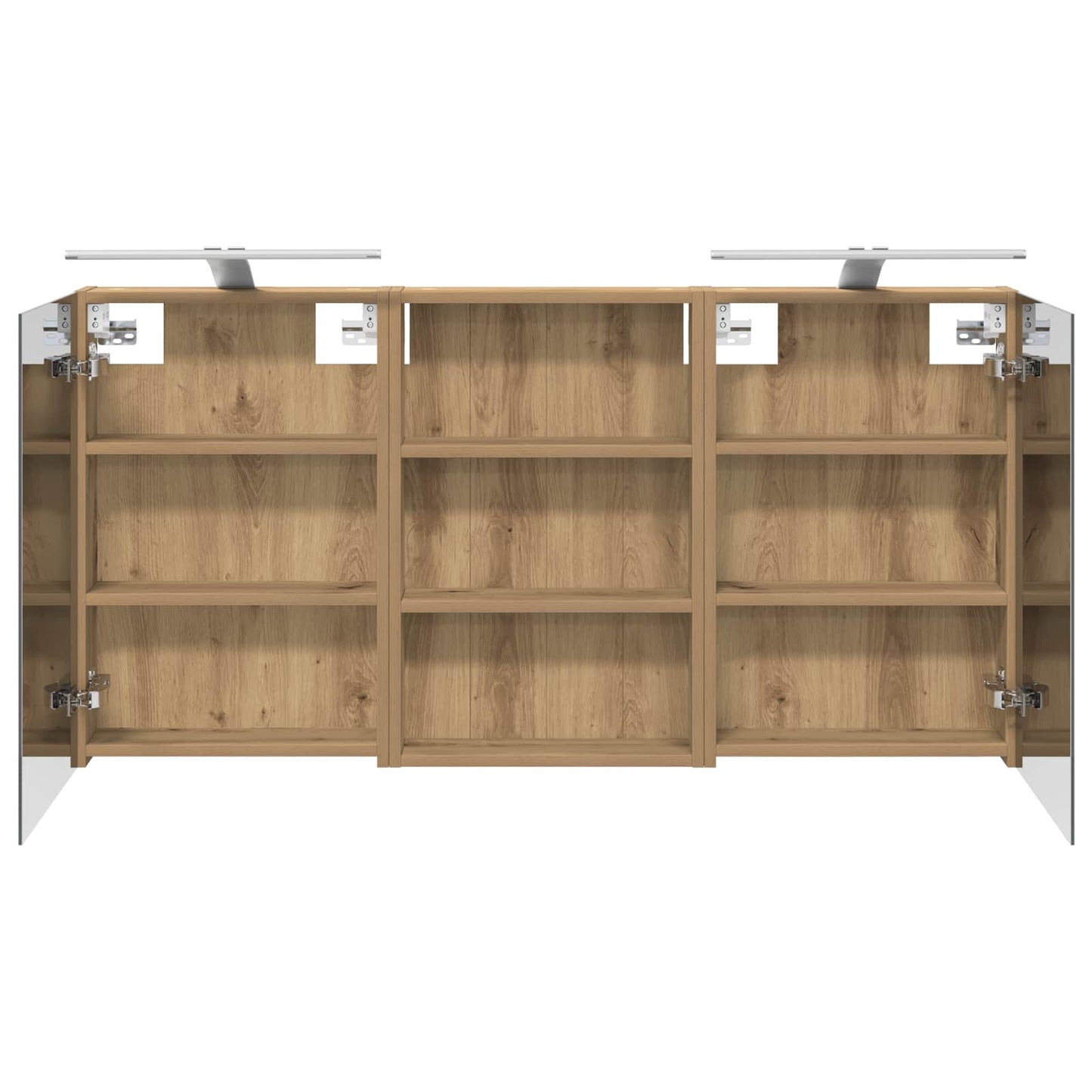 Bathroom Cabinet Set 3 pcs 120 x 10.5 x 60.5 cm Engineered wood