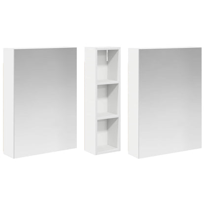 Bathroom Cabinet Set 3 pcs 120 x 14.5 x 70 cm Engineered wood