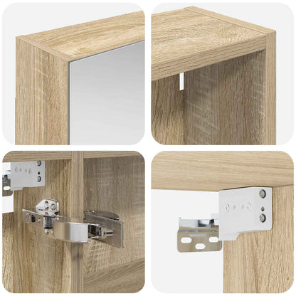 Bathroom Cabinet Set 3 pcs 120 x 14.5 x 70 cm Engineered wood