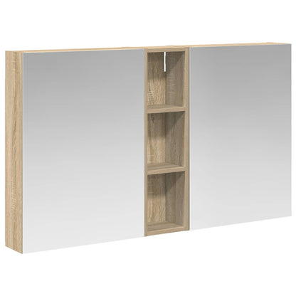 Bathroom Cabinet Set 3 pcs 120 x 14.5 x 70 cm Engineered wood