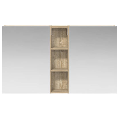 Bathroom Cabinet Set 3 pcs 120 x 14.5 x 70 cm Engineered wood
