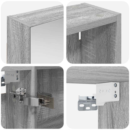 Bathroom Cabinet Set 3 pcs 120 x 14.5 x 70 cm Engineered wood