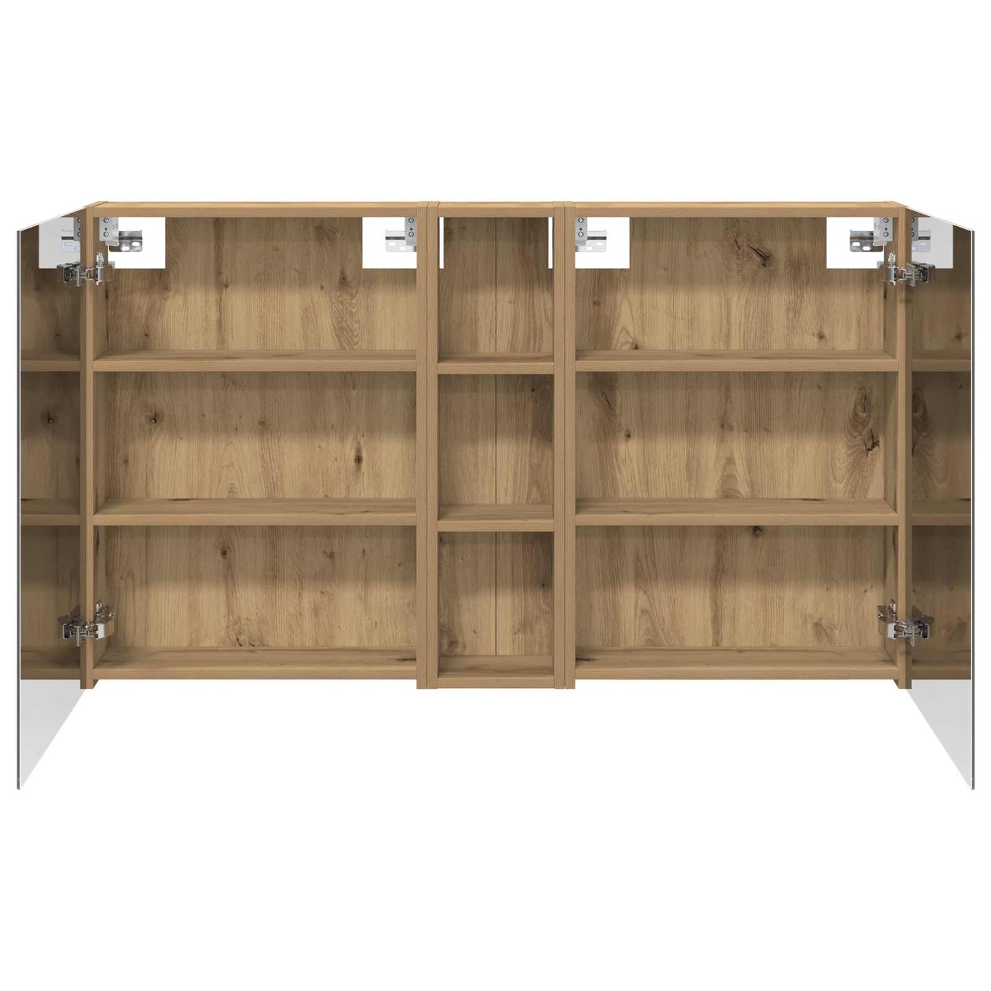 Bathroom Cabinet Set 3 pcs 120 x 14.5 x 70 cm Engineered wood