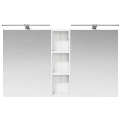 Bathroom Cabinet Set 3 pcs 120 x 14.5 x 70 cm Engineered wood