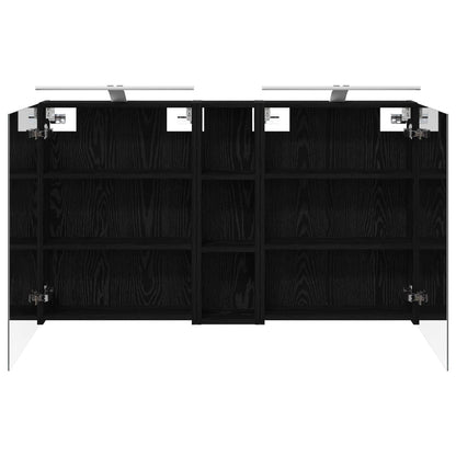 Bathroom Cabinet Set 3 pcs 120 x 14.5 x 70 cm Engineered wood