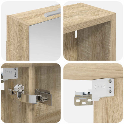 Bathroom Cabinet Set 3 pcs 120 x 14.5 x 70 cm Engineered wood