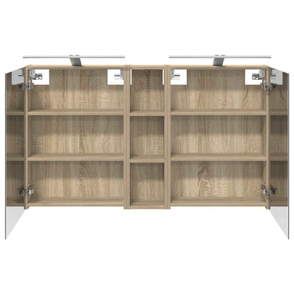 Bathroom Cabinet Set 3 pcs 120 x 14.5 x 70 cm Engineered wood