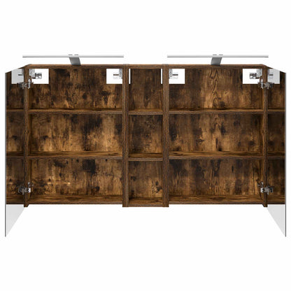 Bathroom Cabinet Set 3 pcs 120 x 14.5 x 70 cm Engineered wood