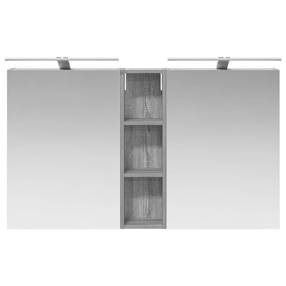 Bathroom Cabinet Set 3 pcs 120 x 14.5 x 70 cm Engineered wood
