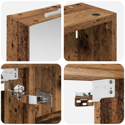 Bathroom Cabinet Set 3 pcs 120 x 14.5 x 70 cm Engineered wood