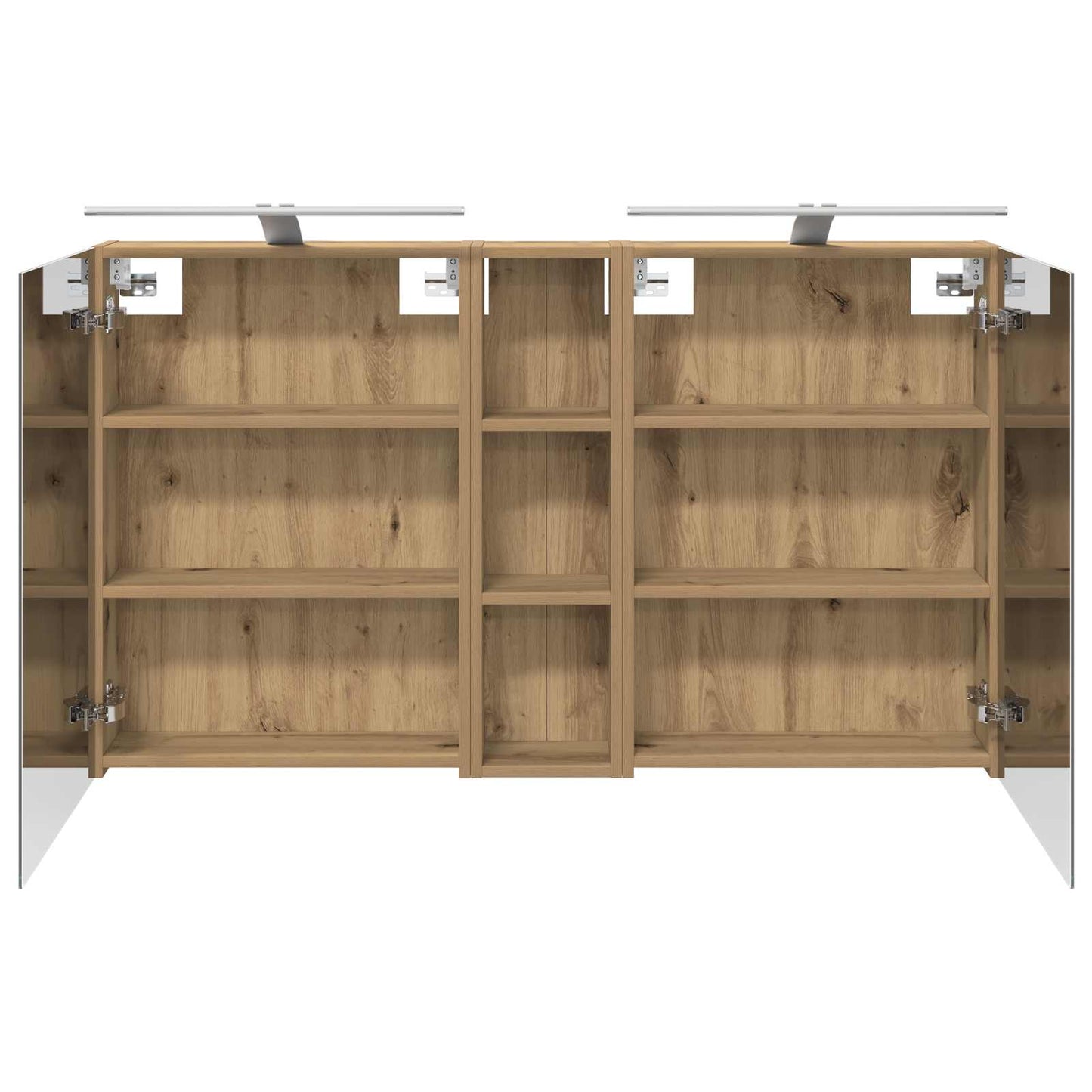 Bathroom Cabinet Set 3 pcs 120 x 14.5 x 70 cm Engineered wood