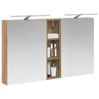 Bathroom Cabinet Set 3 pcs 120 x 14.5 x 70 cm Engineered wood