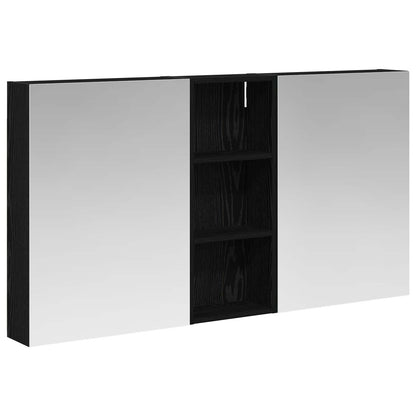 Bathroom Cabinet Set 3 pcs 130 x 14.5 x 70 cm Engineered wood